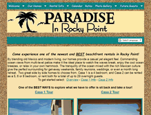 Tablet Screenshot of paradiseinrockypoint.com